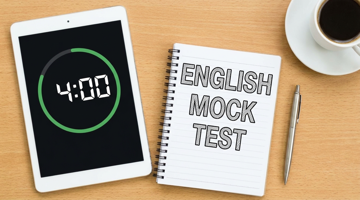 4 Minute English Mock Test Free